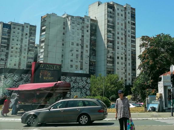 Novi Beograd, Jugoslavija (danes Srbija) .  &copy;Foto: Blaž Kosovel