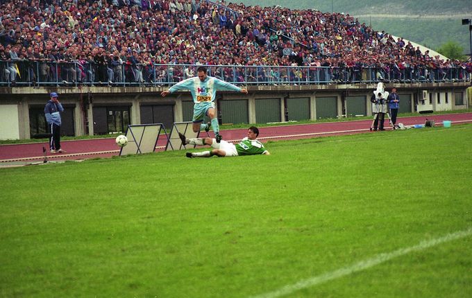 Tekma Gorica-Olimpija leta 1996, druga najbolj obiskana tekma vseh časov..  