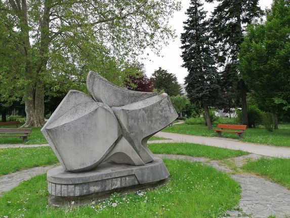 . Spomenik borcem diverzantom Nove Primorske in Gorenjske, Negovan Nemec, 1985, &copy;Foto: Blaž Kosovel