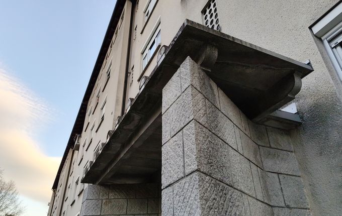 Detajl vhoda. Foto: Blaž Kosovel.  