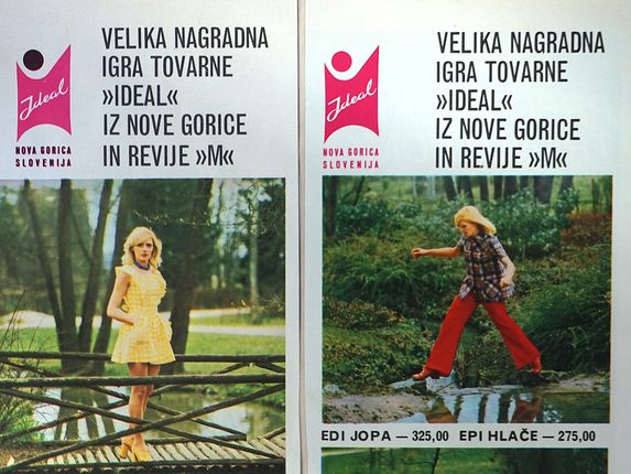 .  &copy;hrani Pokrajinski arhiv v Novi Gorici - PANG 0614 Modna konfekcija Ideal Nova Gorica, t.e. 18