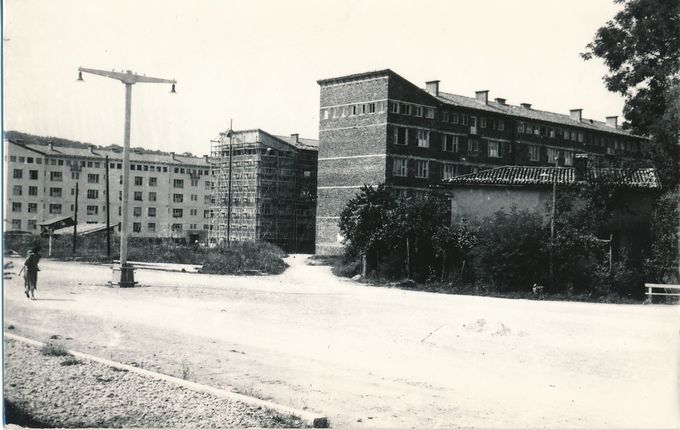 Ruski bloki v gradnji, vir: Goriški muzej.  &copy;Blaž Kosovel