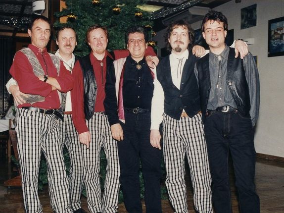 . Skupina Lapos je redno nastopala na plesišču hotela Park.  &copy;Vir fotografije: Žarko Stanič, Lapos